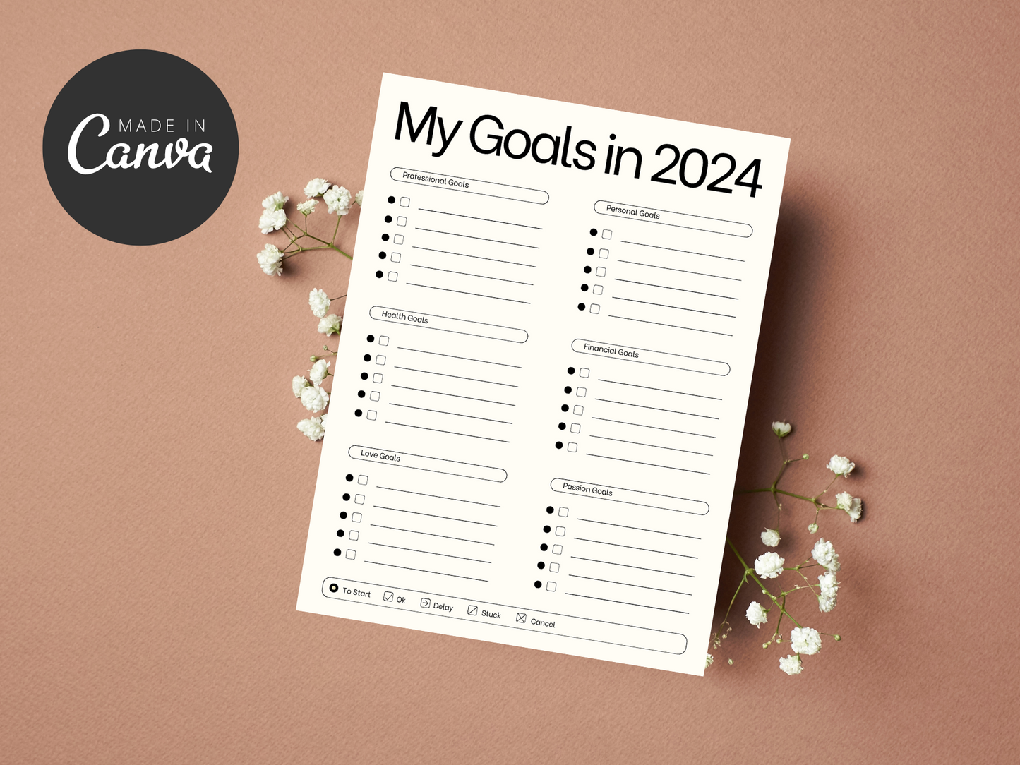 Yearly Goals Planner