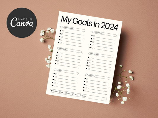 Yearly Goals Planner