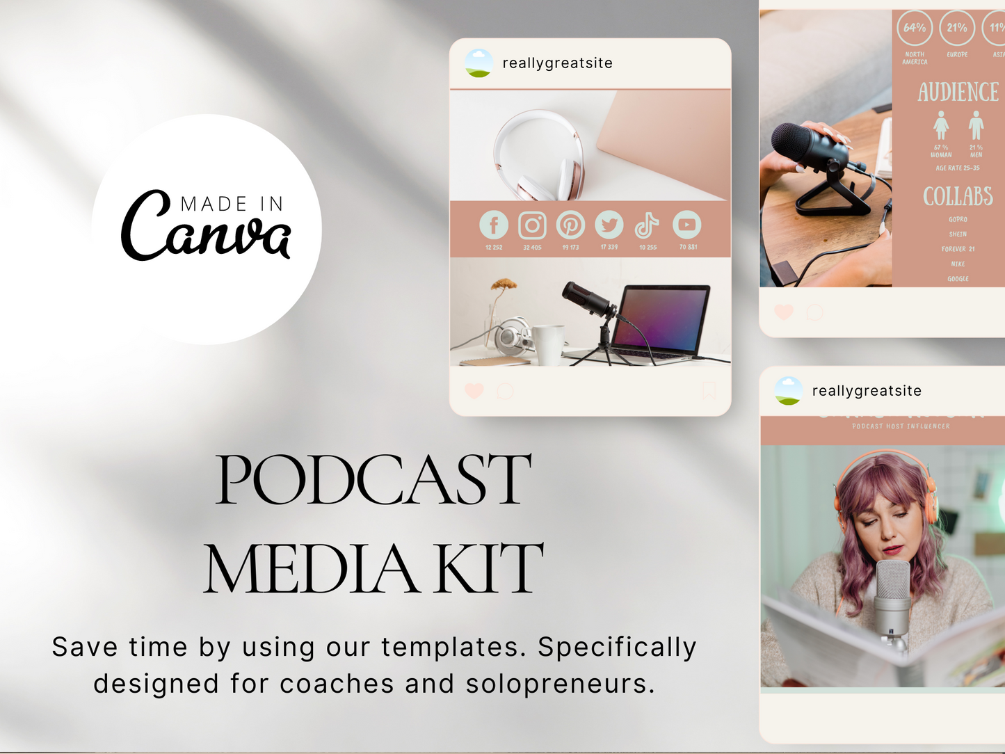 Podcast Influencer Media Kit