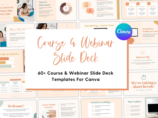 Course & Webinar Slide Deck for Canva