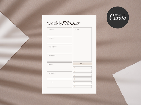 Weekly Planner Printable