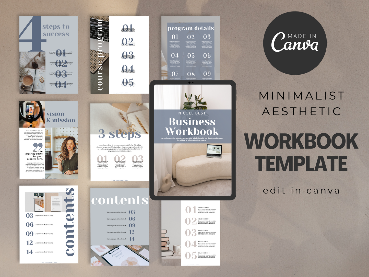 Business Workbook Template