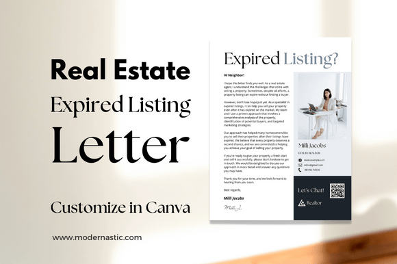 Real Estate Expired Listing Letter Canva