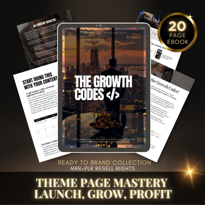 Theme Page Mastery: Launch, Grow, Profit - MRR + PLR