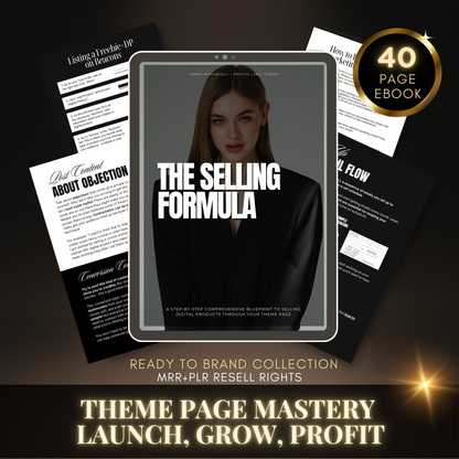 Theme Page Mastery: Launch, Grow, Profit - MRR + PLR