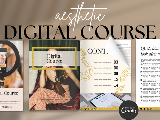 Digital Course Template MRR+PLR Resell rights