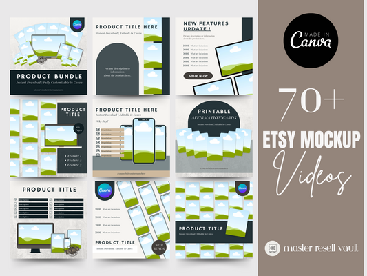 70+ Etsy Listing Videos MRR+PLR Resell rights