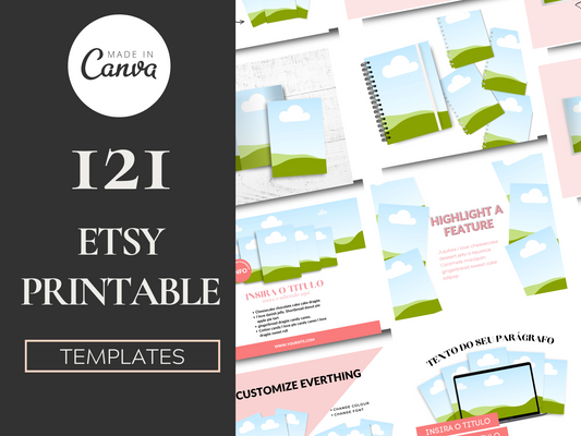 Etsy Printable Shop Templates MRR+PLR Resell rights