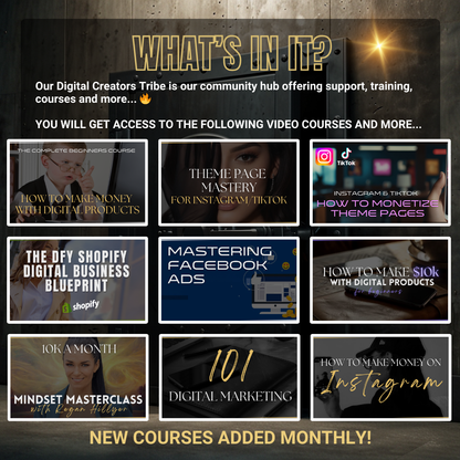 Lifetime Access to our Digital Creators Tribe Community Hub (Basic)