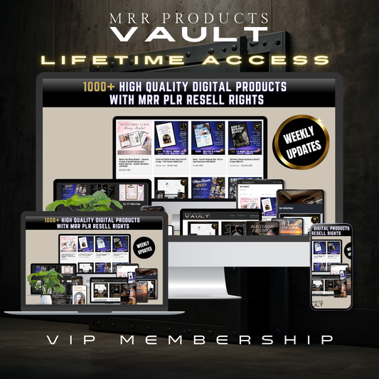 LIFETIME ACCESS Pass to VIP Membership Vault - ONE TIME COST - All future updates included