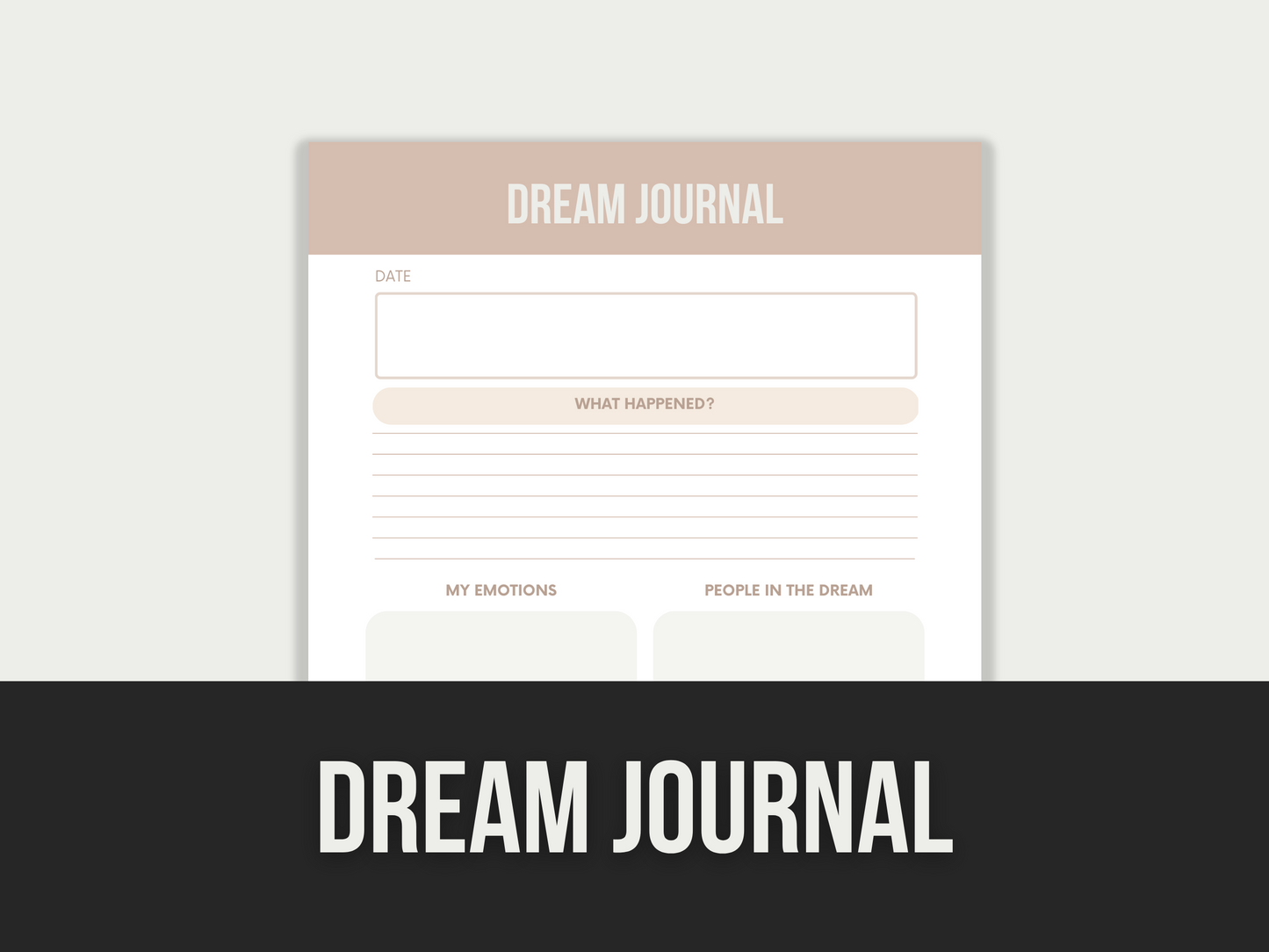 dream journal - MRR Products Vault