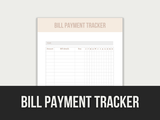 bill payment tracker - MRR Products Vault