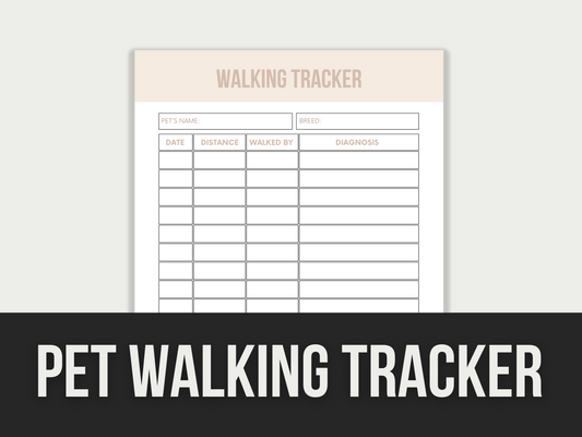 pet walking tracker