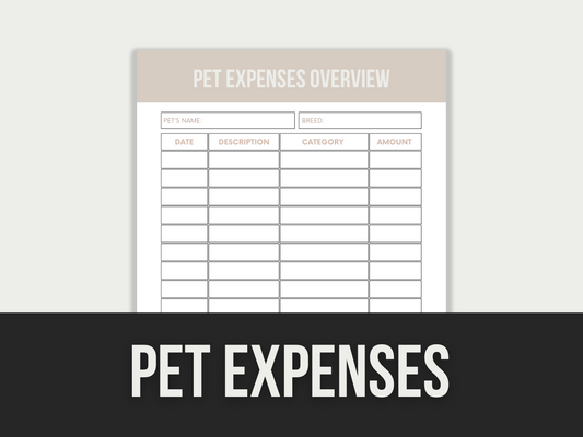 pet expenses - MRR Products Vault