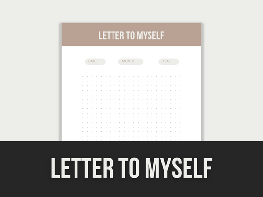 letter to myself - MRR Products Vault