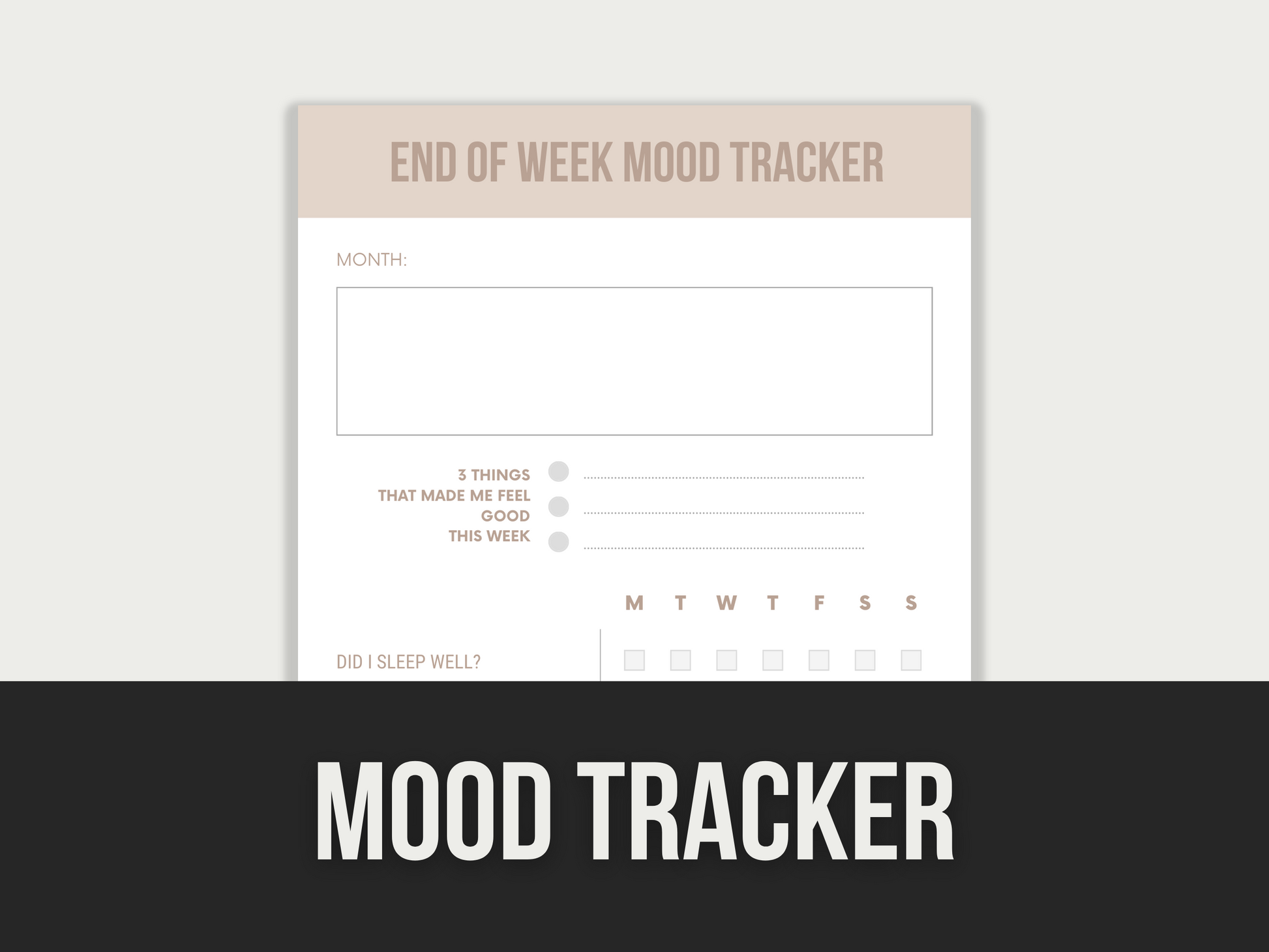 mood tracker - MRR Products Vault