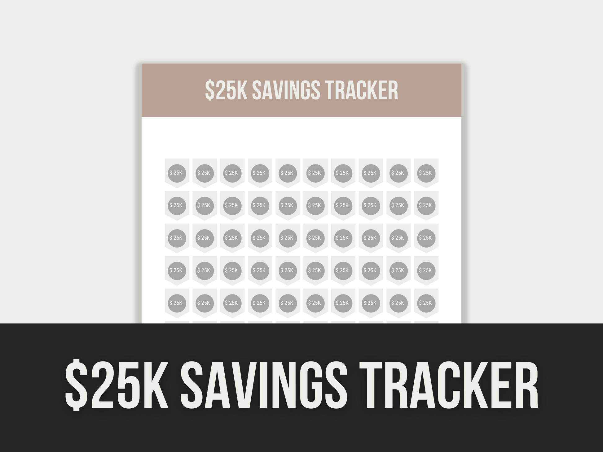 25k savings tracker - MRR Products Vault