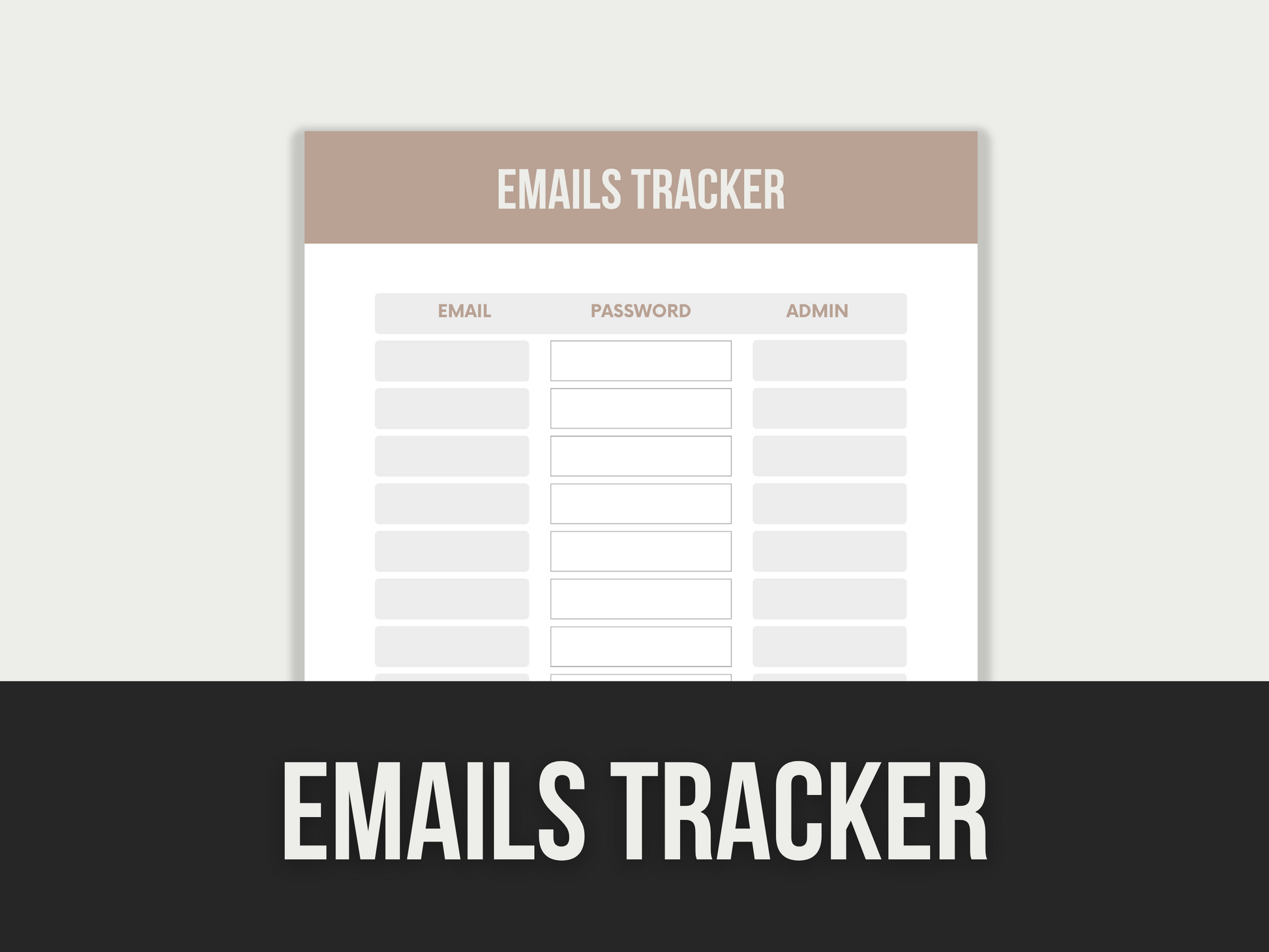 emails tracker - MRR Products Vault