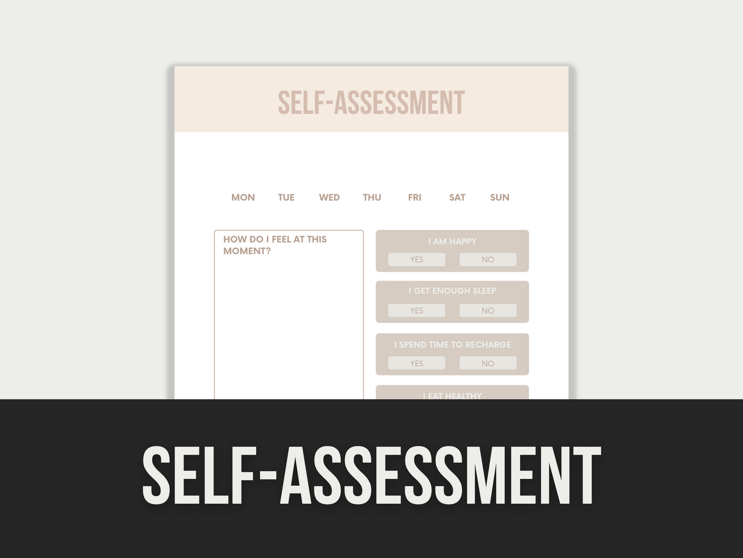 self-assessment - MRR Products Vault