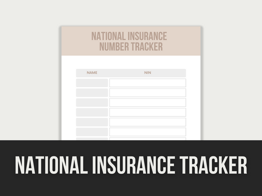 national insurance tracker - MRR Products Vault