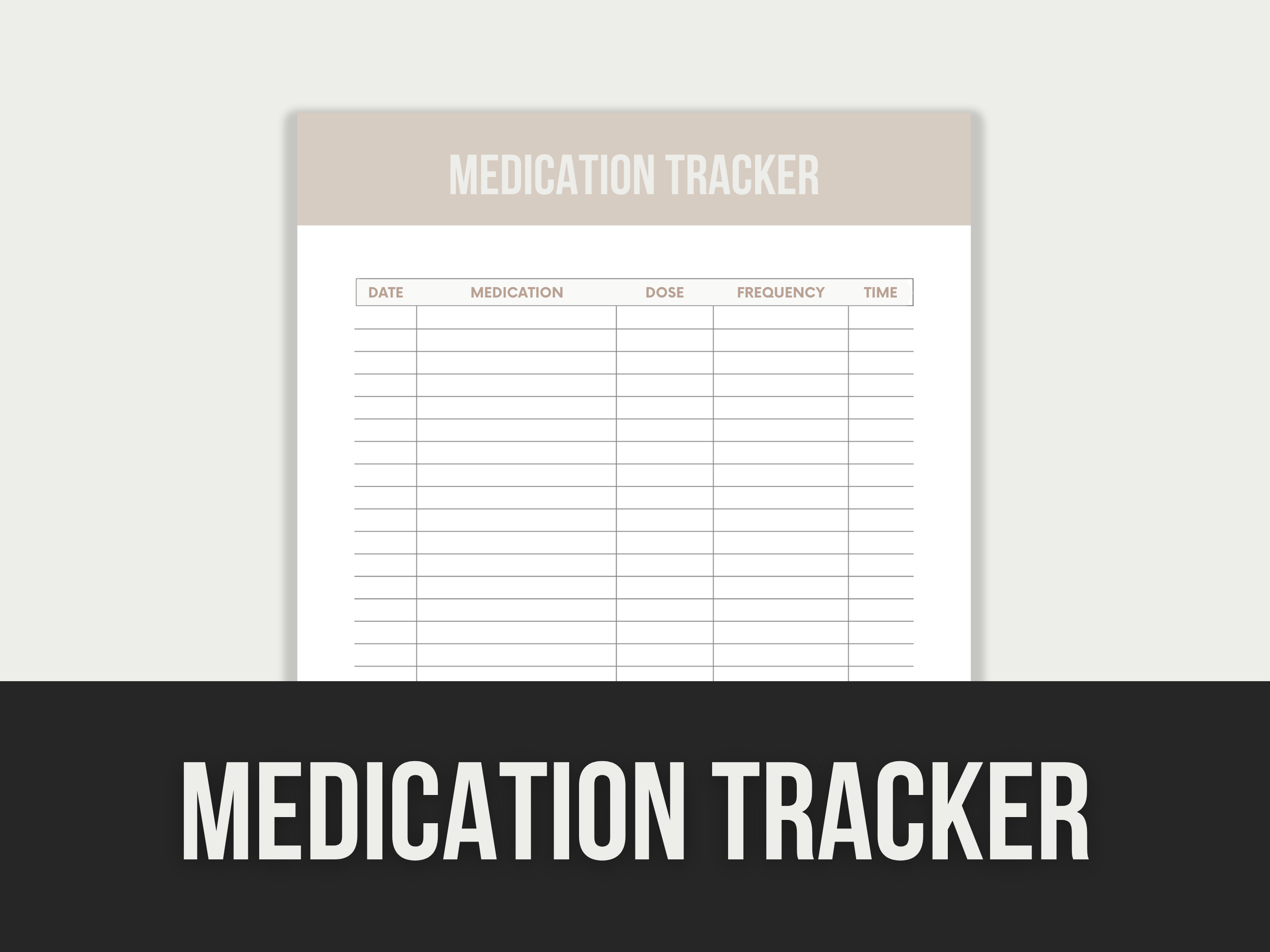 medication tracker – MRR Products Vault