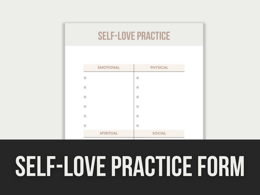 self-love practice form - MRR Products Vault