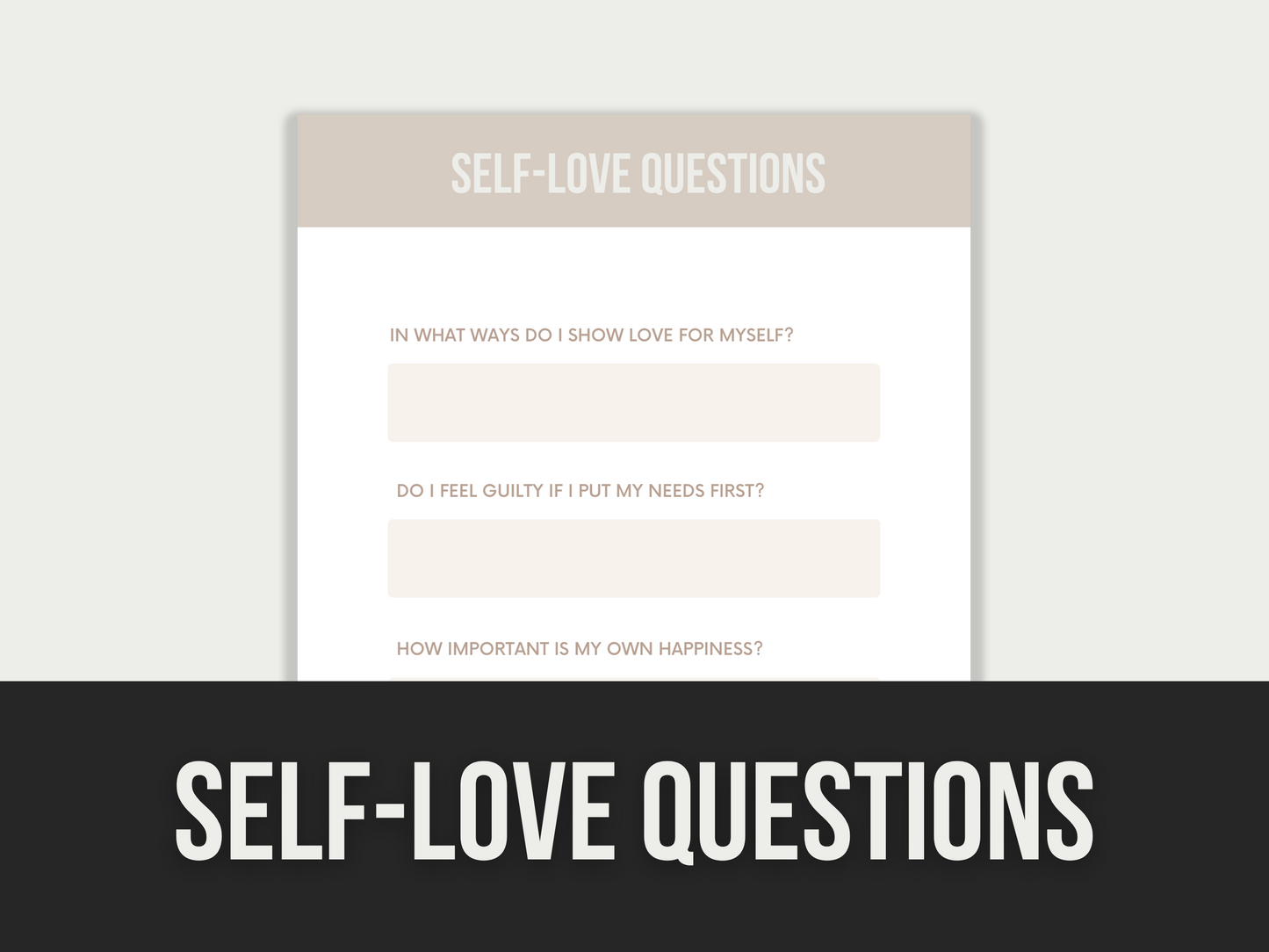 self-love questions