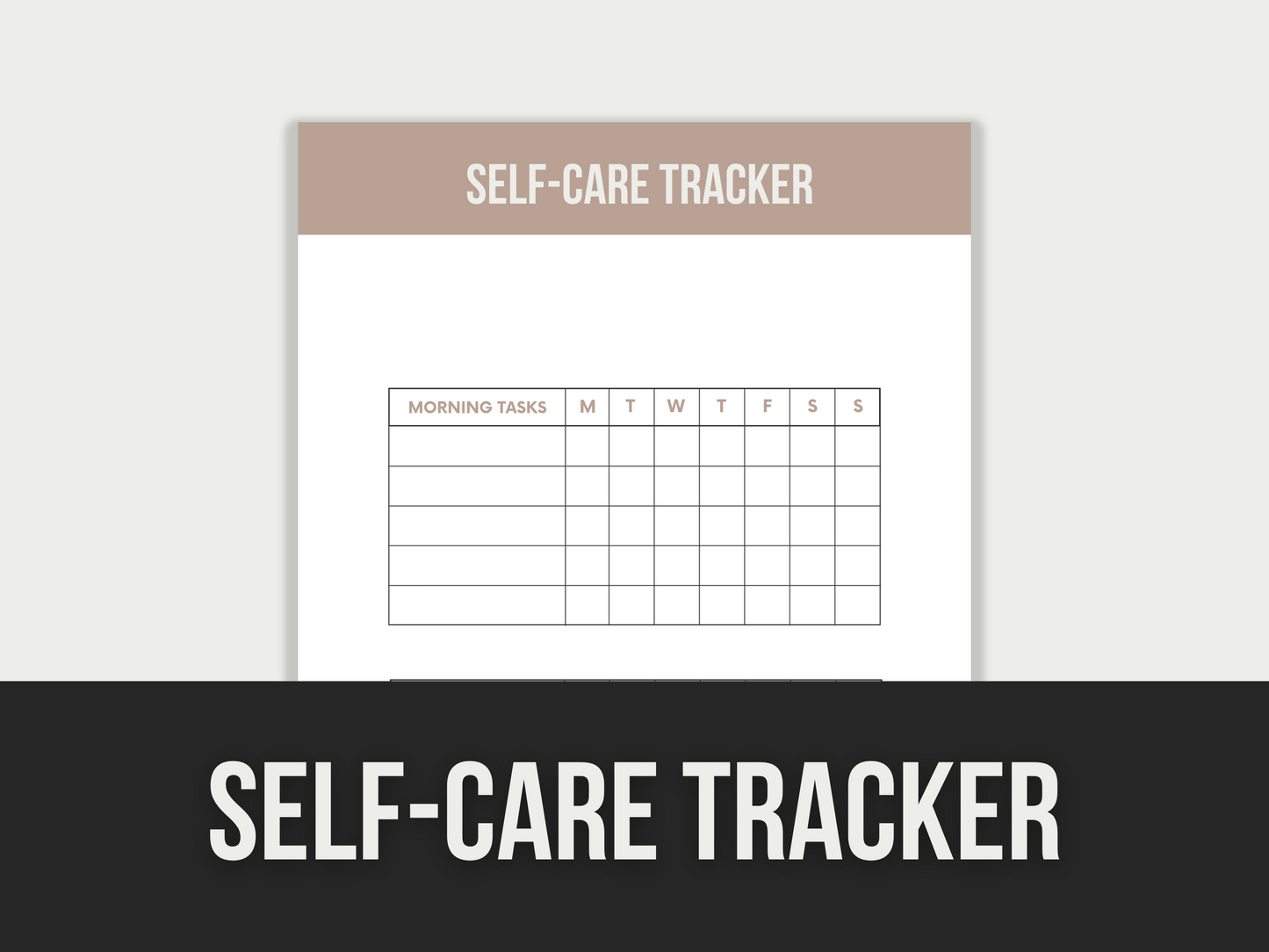 self-care tracker