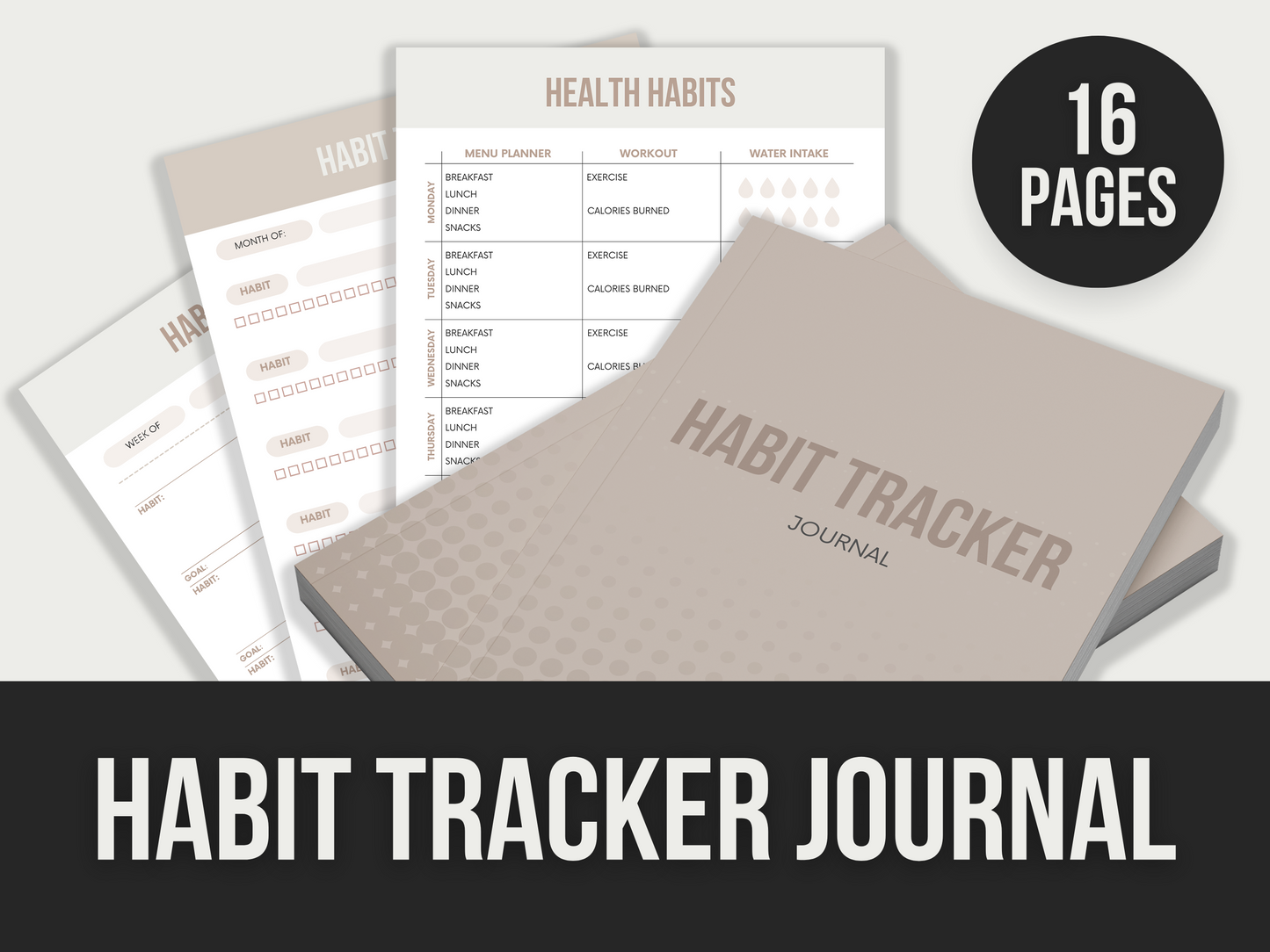 habit tracker journal - MRR Products Vault