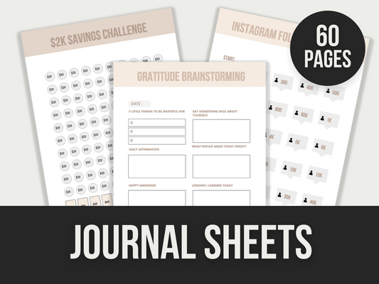 journal sheets