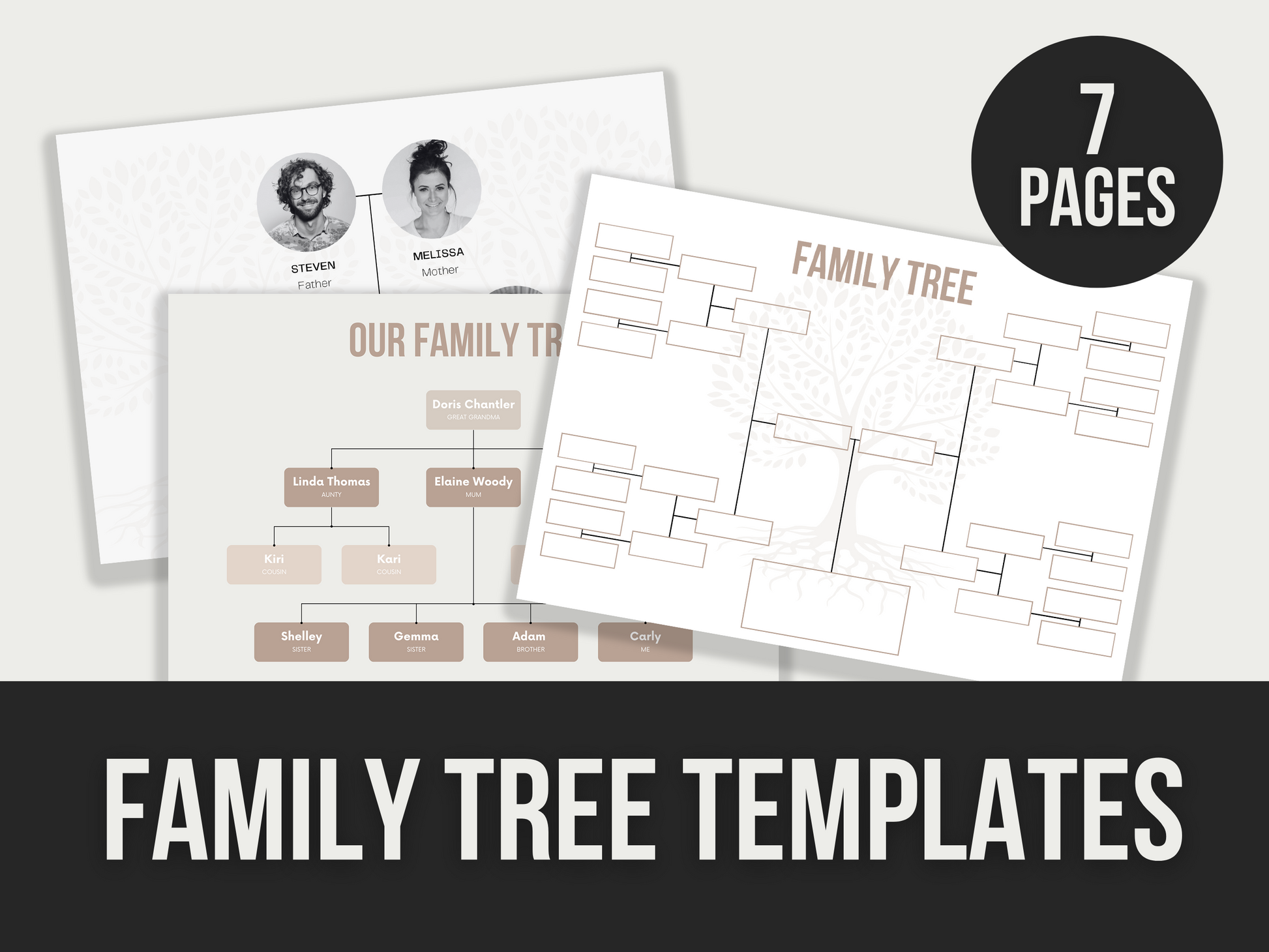 family tree templates - MRR Products Vault