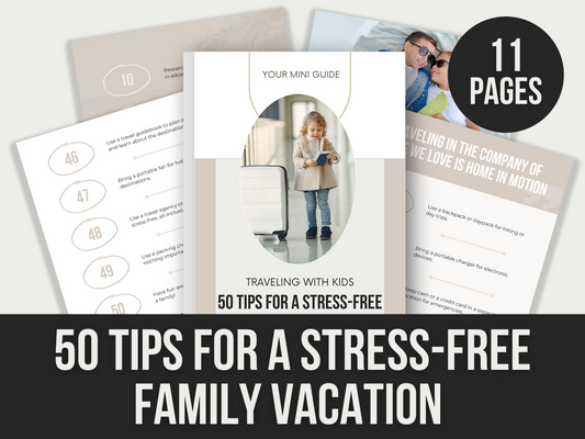 50 tips for a stress free family vacation - MRR Products Vault