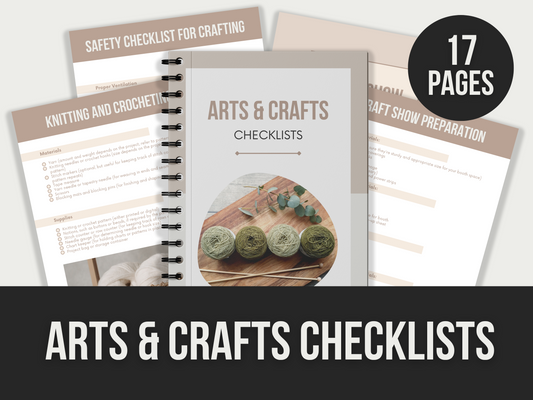arts & crafts checklists - MRR Products Vault