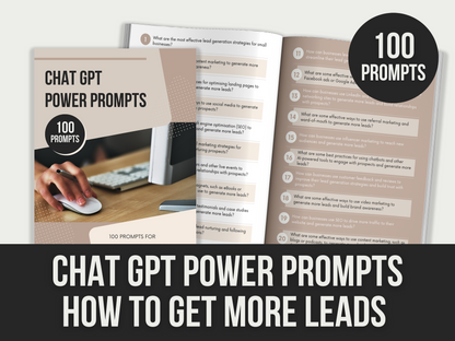 chatgpt power prompts how to get more leads - MRR Products Vault