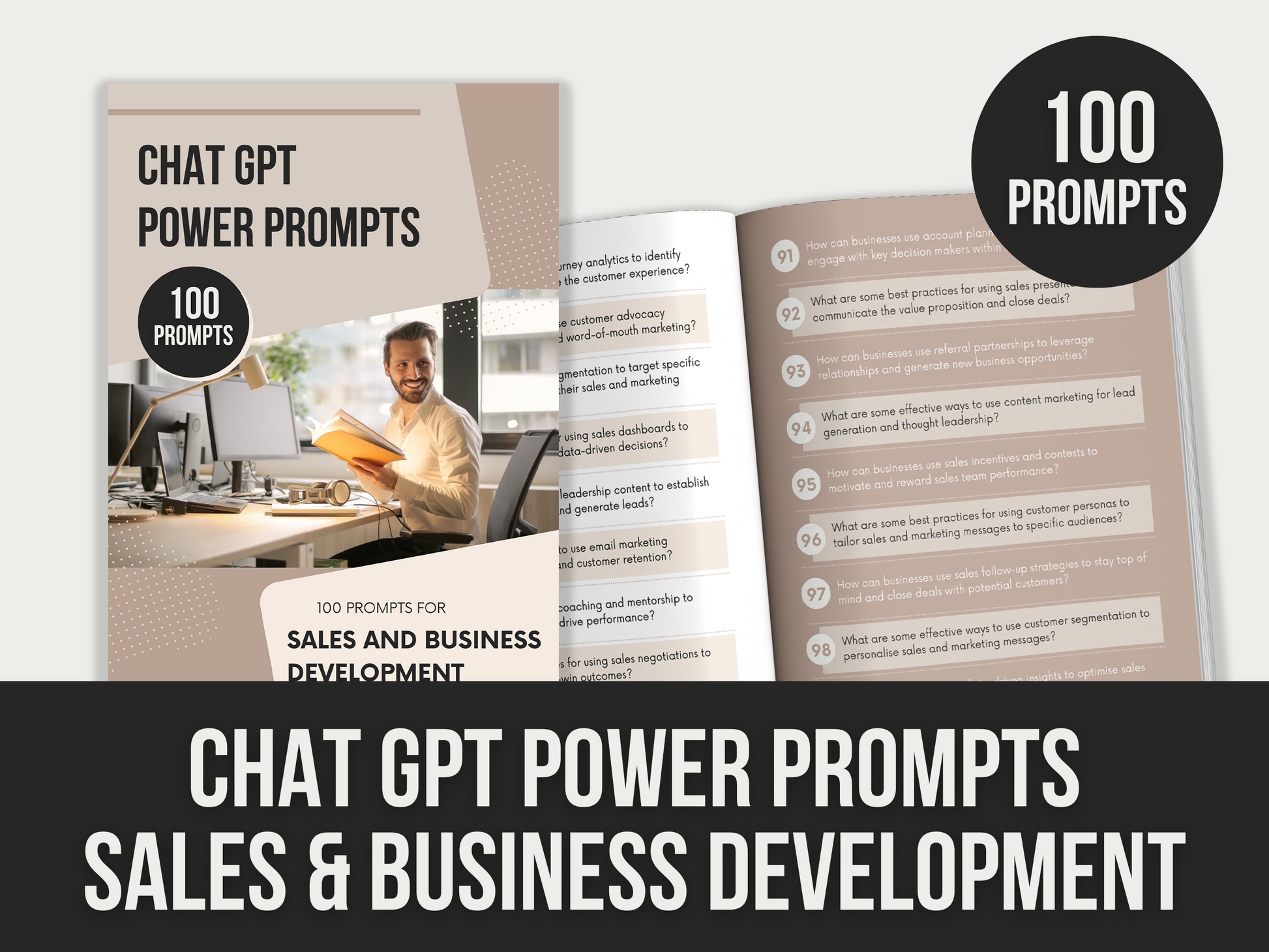 chatgpt power prompts sales & business - MRR Products Vault