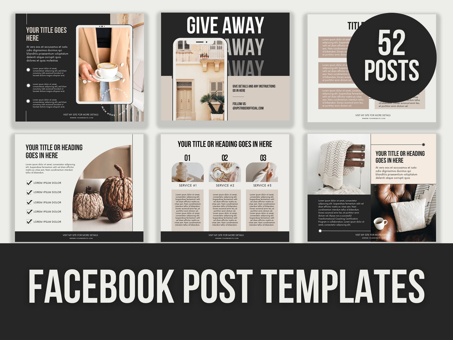 facebook post templates - MRR Products Vault