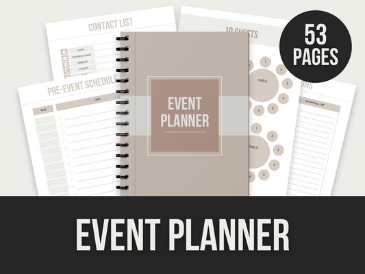 event planner - MRR Products Vault