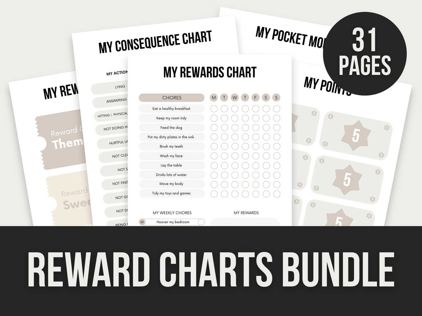 reward charts bundle