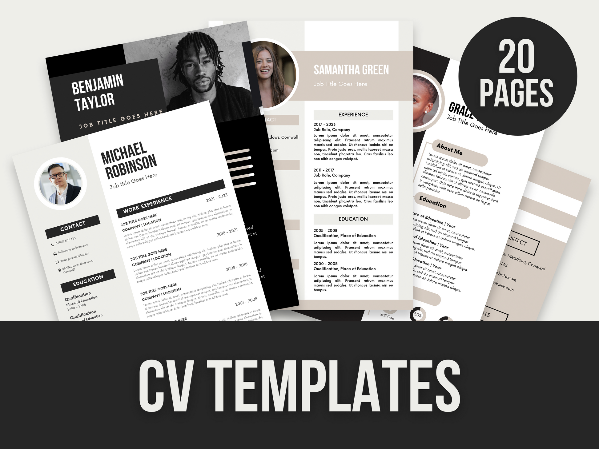 cv templates - MRR Products Vault