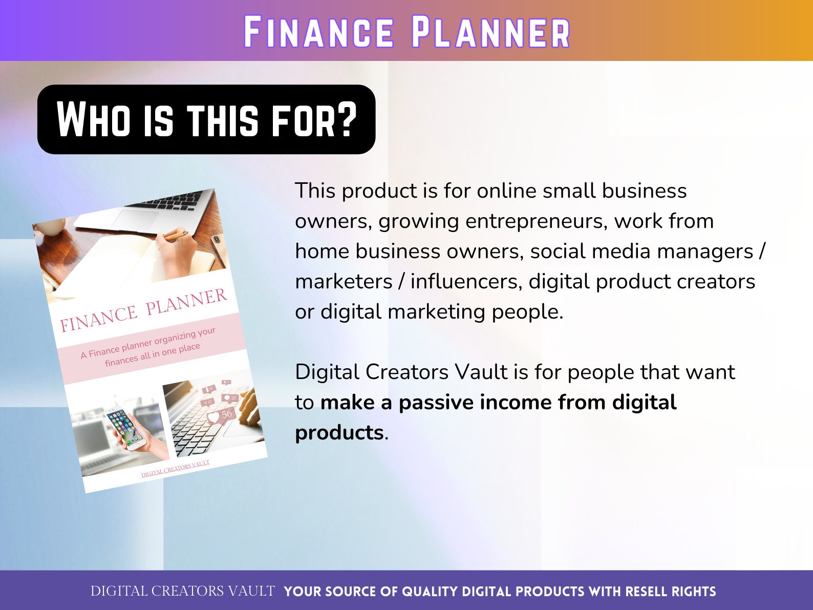 PLR | Ultimate Financial Planner | GoodNotes Planner | Budget Planner | Expenditure Trackers | Pink - MRR Products Vault